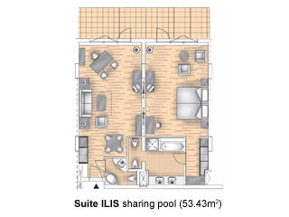 Aldemar Olympian Village - Royal Olympian: ILIS Suite Sharing Pool Suite - Royal Olympian