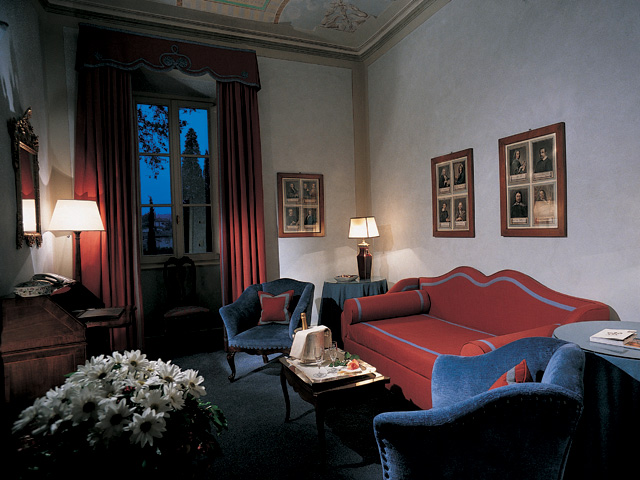 Villa La Massa: Living room