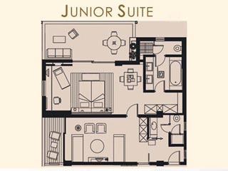 Kyllini Beach Resort: Junior Suite - Plan