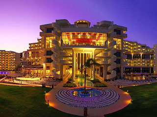 Elysium Resort & Spa - Exterior Night Front View