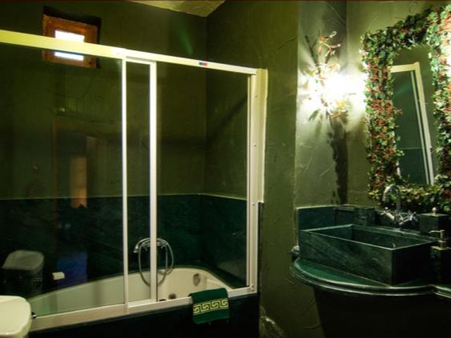 Sacred House: Deep Forest bathroom