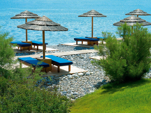 Blue Palace Resort & Spa: Exterior View Beach Area